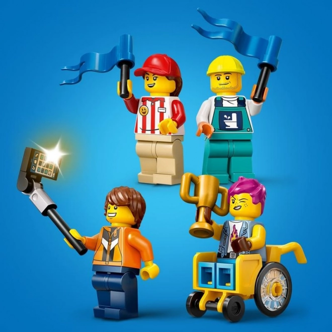 Lego City Bez hranic: Dráha s rampami pro závoďáky