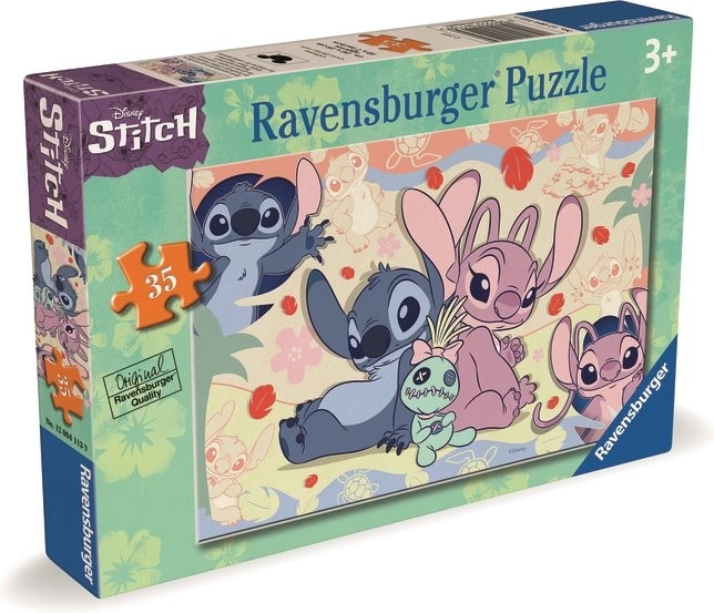 Ravensburger puzzle Disney Stitch s Angelem 35 dílků