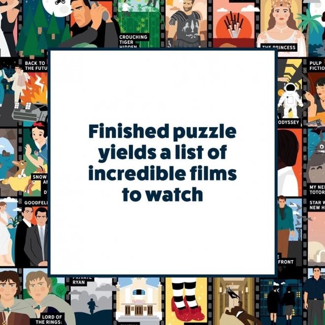 RIDLEY'S GAMES Puzzle Bucket List: 50 filmů, které musíte vidět 1000 dílků
