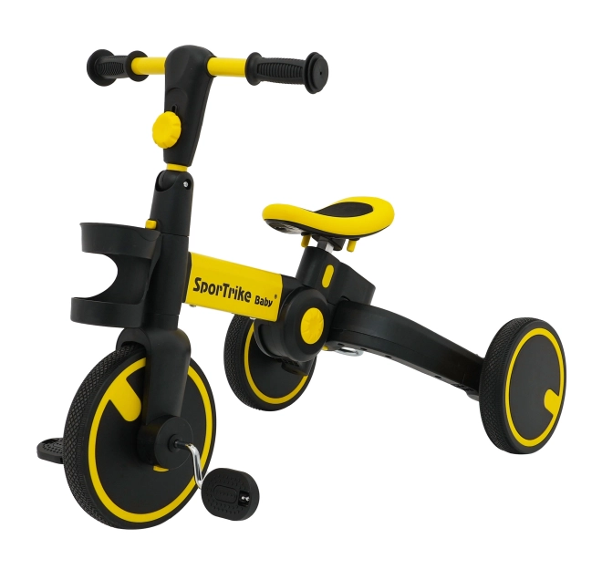 Dětské odrážedlo Happy Bike 3v1 – Žluté