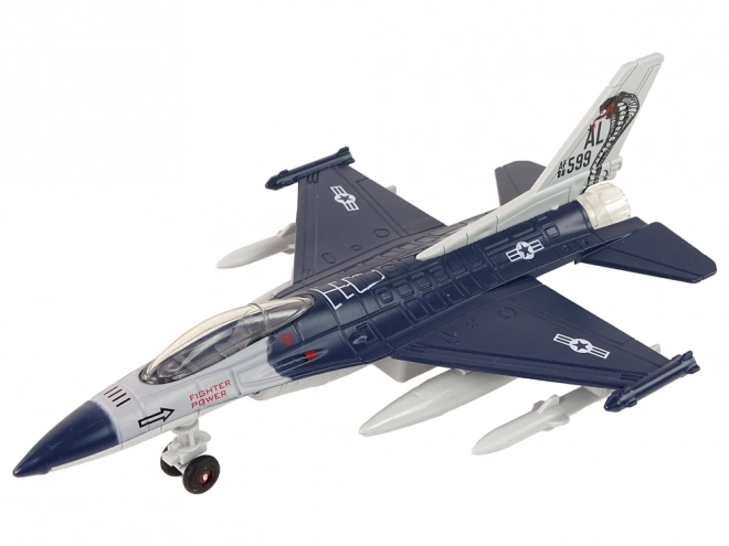 Funkční model letadla s osvětlením a zvuky 1:72
