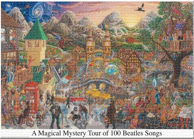 AQUARIUS Puzzle Beatles Magical Mystery Tour 3000 dílků