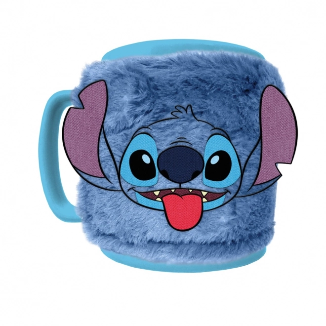 Hrnek s plyšovým návlekem Stitch