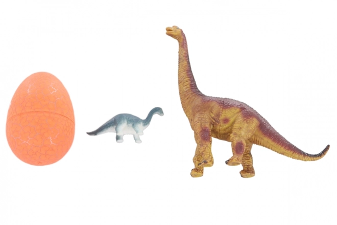 Velký dinosaurus s vejcem