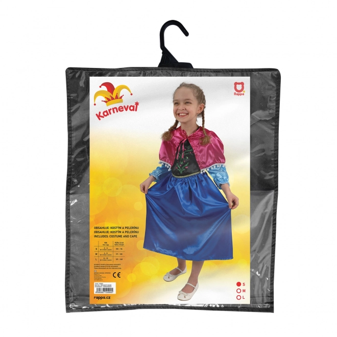 Dětský kostým princezna zimní království Anna – vel. S