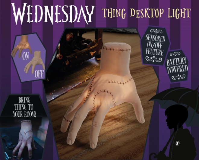 LED lampa Wednesday "Věc"