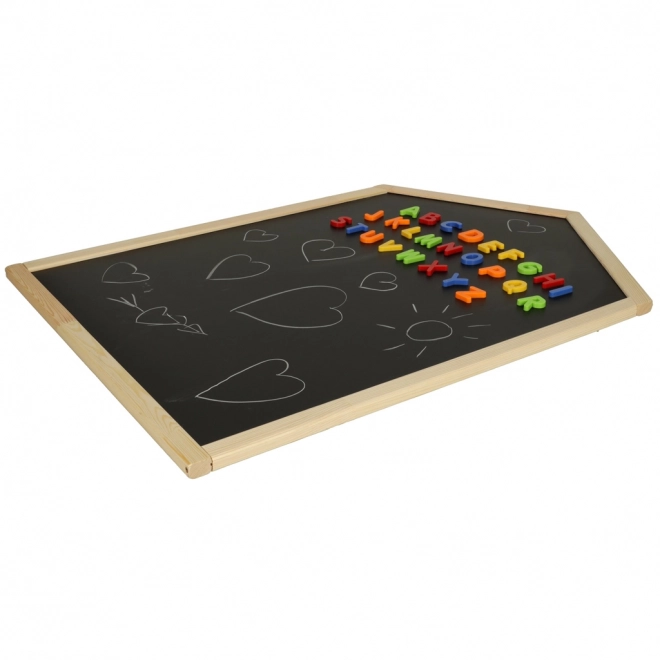Magnetická kreslící tabule pro děti 93 x 62 cm