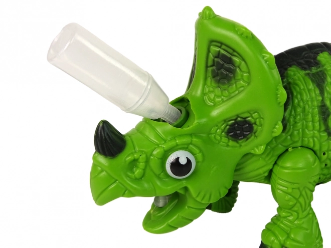 Interaktivní dinosaurus Triceratops s párou a zvukem