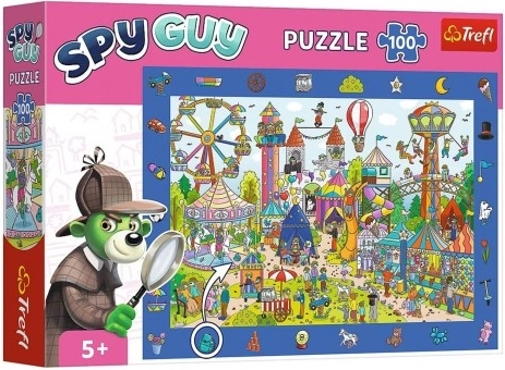 Pozorovací puzzle SPY GUY – zábavní park, 100 dílků