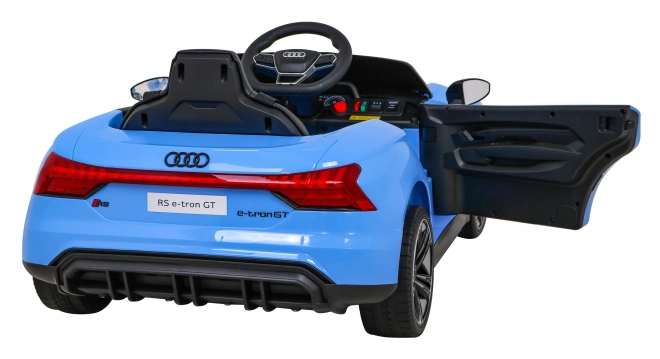 Audi RS E-Tron GT dětské elektrické auto s ovladačem a pohonem 4x4 – Modrá