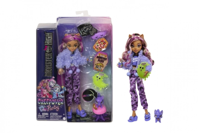 Monster High pyžamo párty s Clawdeen Wolf