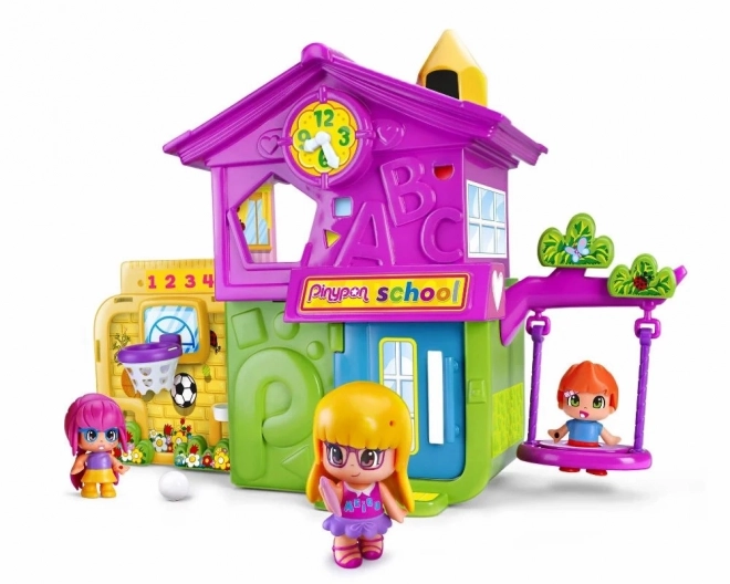 Sada figurek Pinypon City School se 3 panenkami