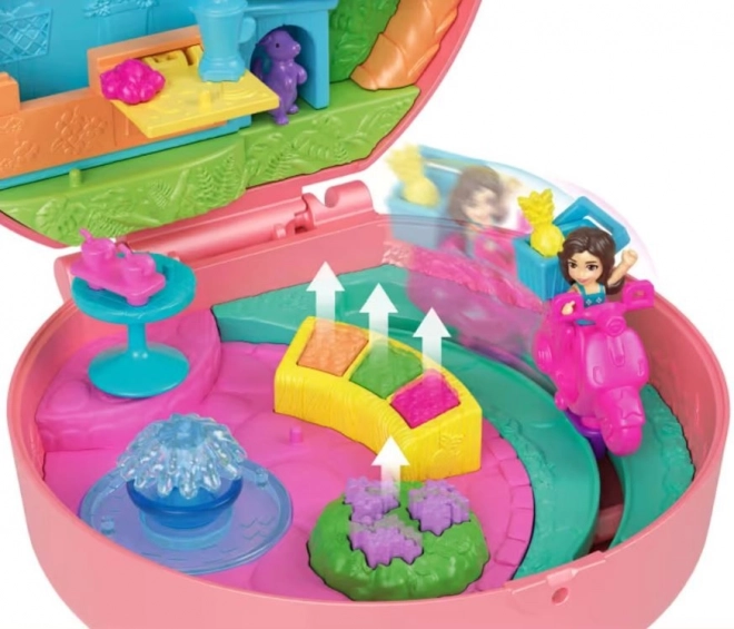 Polly Pocket Skútr Dobrodružství - Kompaktní Hrací Sada
