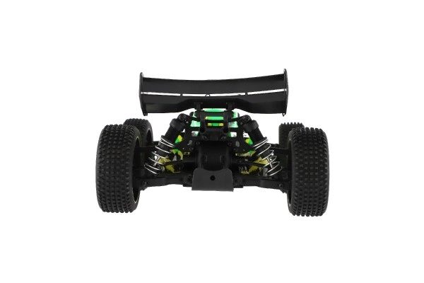 Avtomobil RC Buggy Bonzai Jubatus terensko 30cm plast 2,4GHz na baterije + 2x dodatni paket v škatli 40x14x21 – Zelené