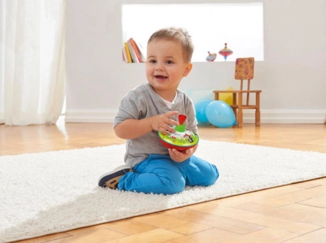 Káča točící Krtek kov/plast 13cm