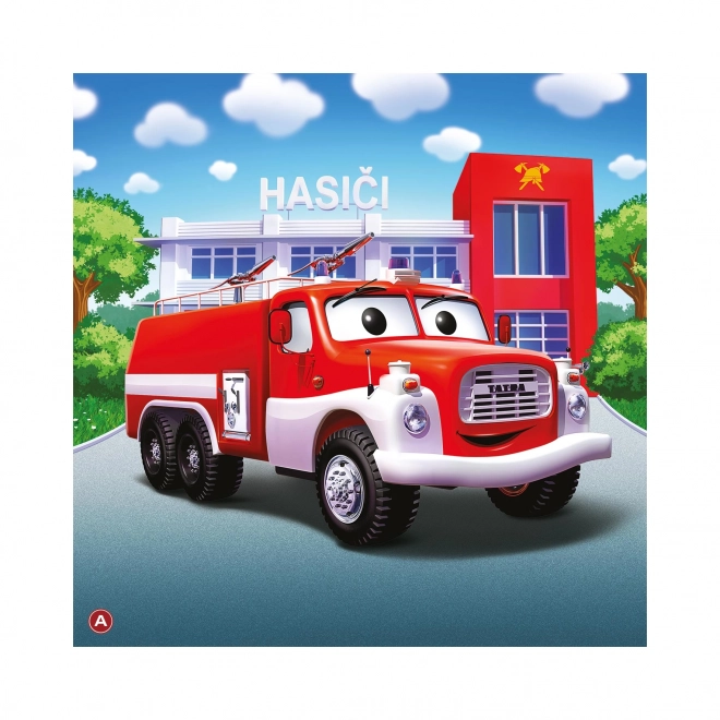 Puzzle Tatra nákladní auta 60 dílků