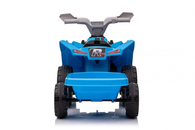 Modrá bateriová čtyřkolka XMX630T s přívěsem