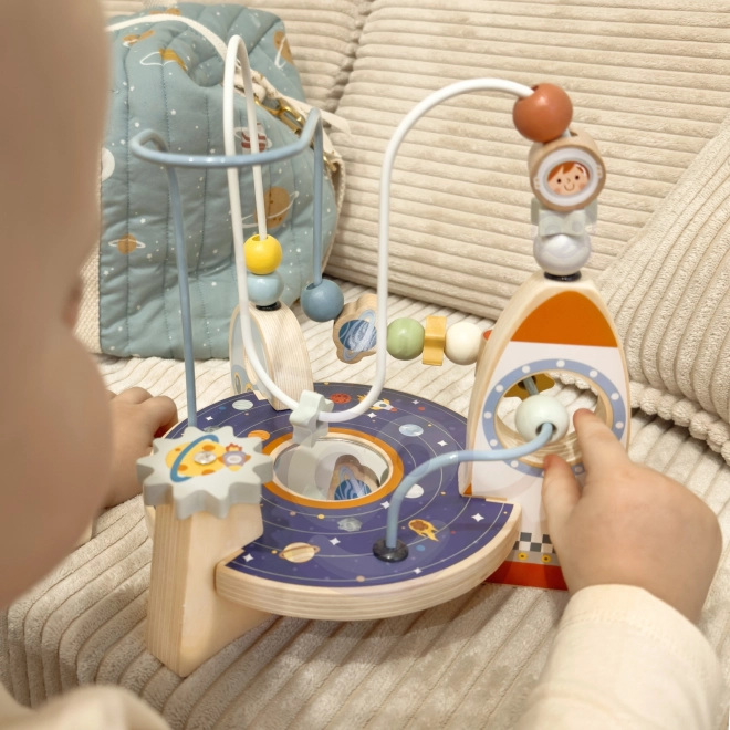 Dřevěná raketová smyčka od Tooky Toy