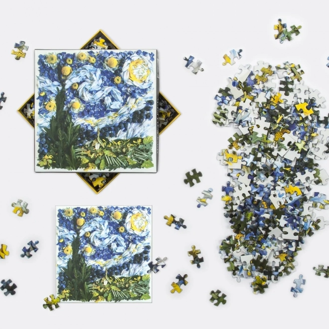 Puzzle Hvězdná noc z okvětních lístků 500 dílků