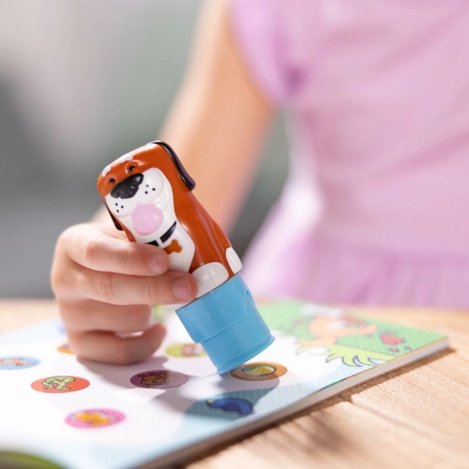 Sticker Wow - Interaktivní knížka a razítko s nálepkami - Pes