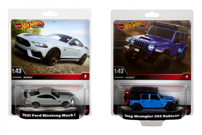 Premium vozidla Hot Wheels 1:43