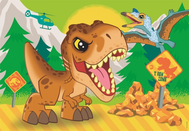 CLEMENTONI Puzzle Jurský svět 2x20 dílků