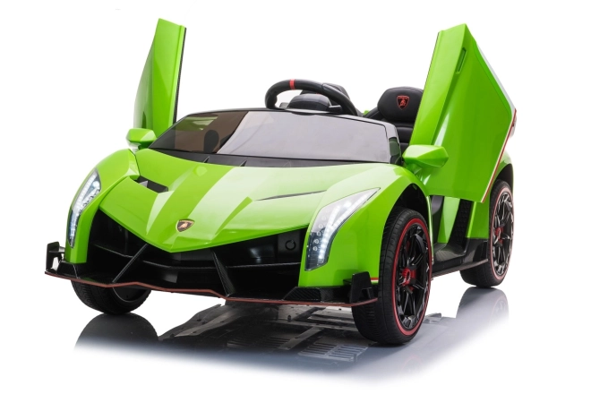 Zelené auto Lamborghini Veneno pro děti