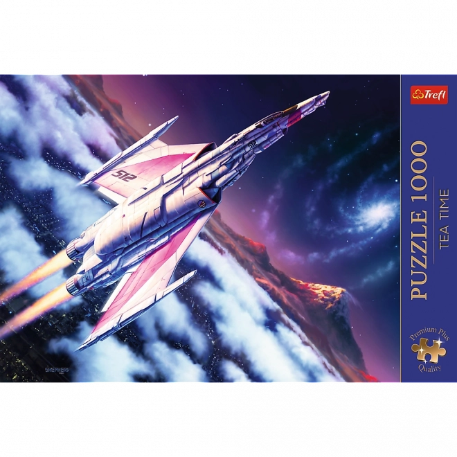 Puzzle Premium Plus - čas na čaj: Cesta do vesmíru