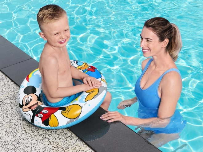 Nafukovací kruh Disney s motivem Mickey Mouse a Kačer Donald 56cm