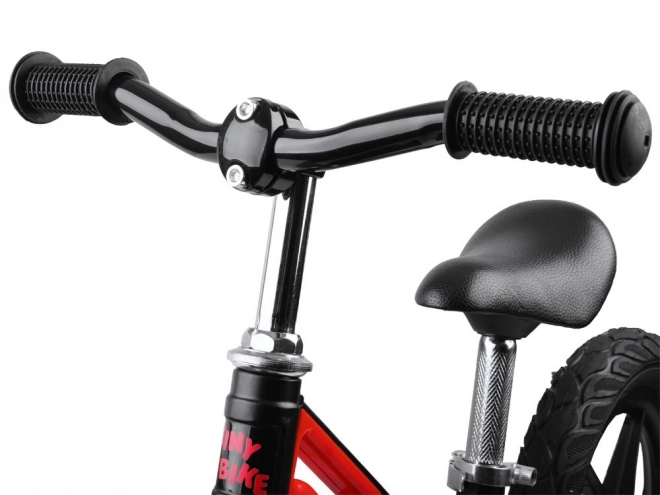 Dětské odrážedlo Tiny Bike s gumovými koly 12 palců – Červená