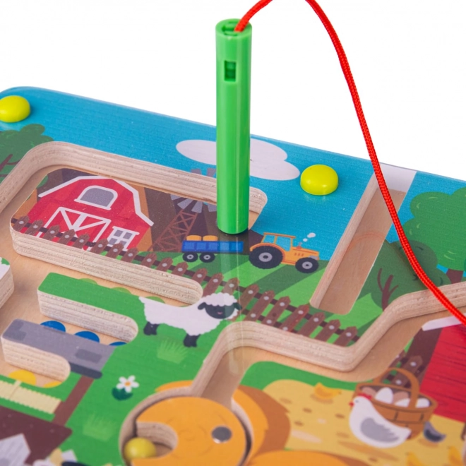 Magnetické bludiště farma
