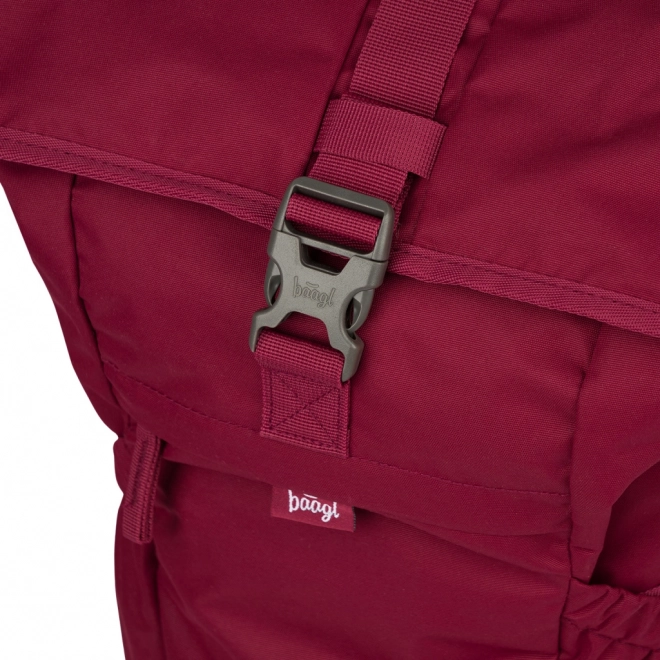 Baagl batoh Roll burgundy GRS
