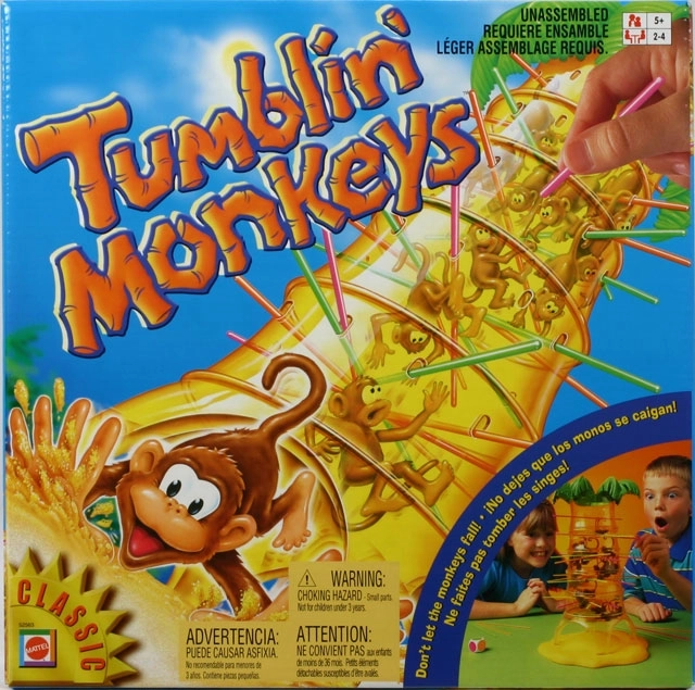 Padající opičky Mattel hra