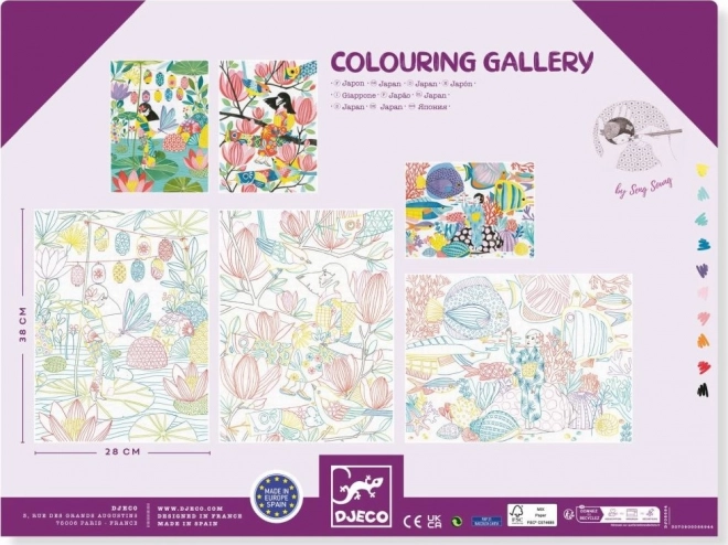 Omalovánková galerie Japonsko