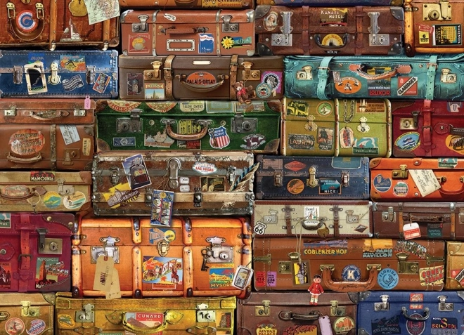 COBBLE HILL Puzzle Zavazadla 1000 dílků