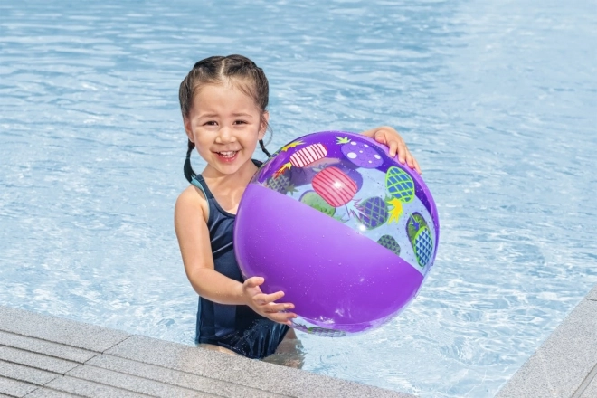Barevný nafukovací plážový míč Bestway Groove 'n Splash 51 cm ovoce