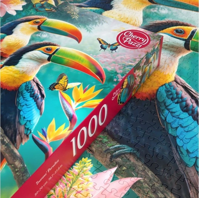 Puzzle Tukani v Ráji 1000 Dílů