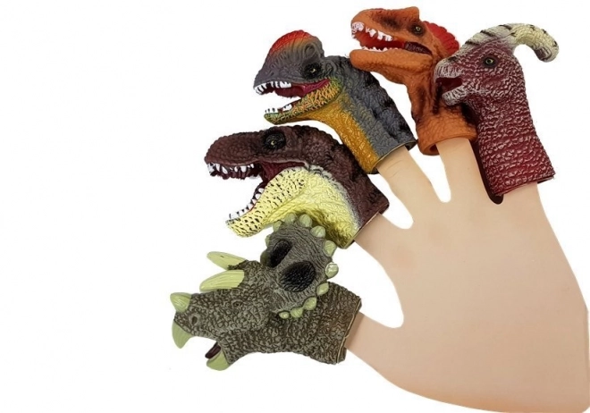 Čepičky na prsty Dinosauři 5 kusů
