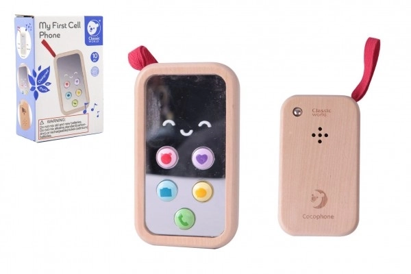 Klasický Svět Dřevěný Můj První Mobilní Telefon