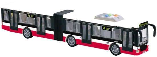 Autobus na setrvačník se zvukovými a světelnými efekty