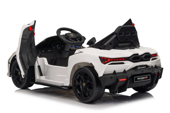 Dětský elektrický vůz Lamborghini Revuelto bílý