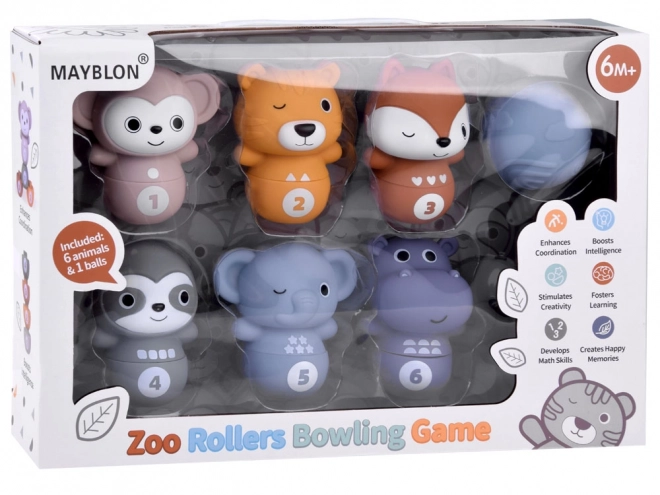 Sada gumových zvířátek kriket ZOO pro děti