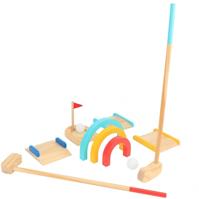 Dřevěná golfová hra pro dva – Tooky Toy