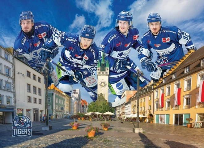 Puzzle Straubing Tigers 1000 dílků