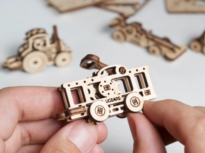 Ugears 3D dřevěné mechanické puzzle Vozidla