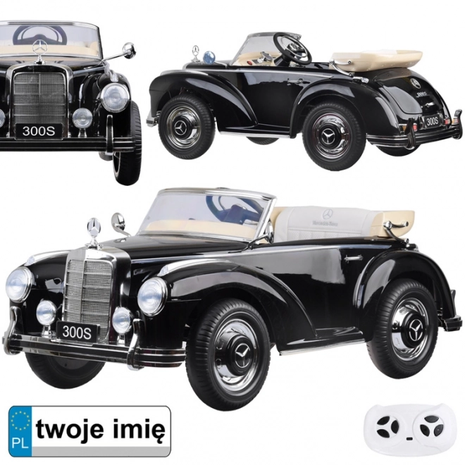 Stylové licencované auto s dálkovým ovládáním od MERCEDES S300 – Černá
