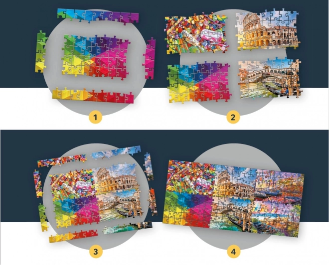Trefl puzzle Wanderlust: Rajská pláž na Bora-Bora 1000 dílků
