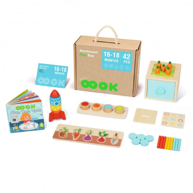 Tooky Toy Montesorri Sensory Box XXL 7v1