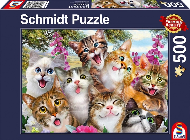 Schmidt Puzzle Kočičí Selfie 500 Dílky