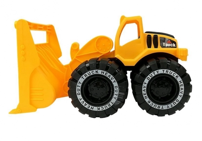 Velká nákladní hračka s přívěsem a buldozerem 49 cm